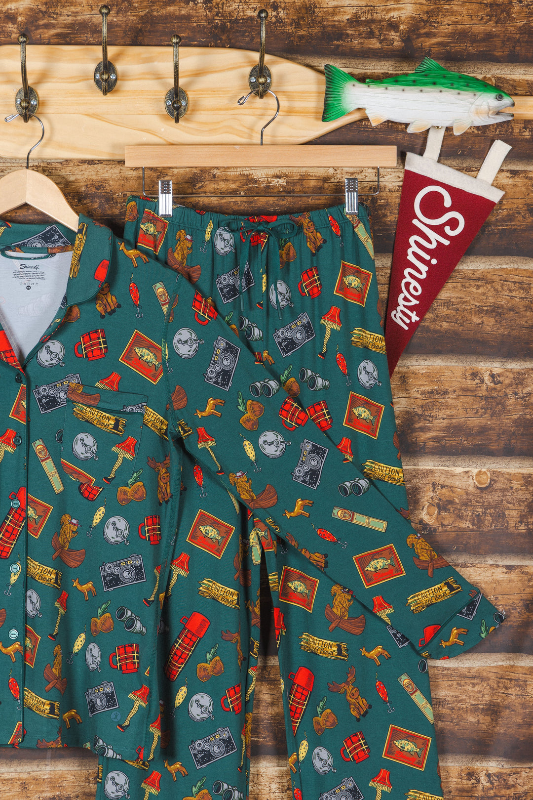 The Cabin Core | Evergreen Cabin SleepDeep™ Women’s Long Sleeve Pajama Set