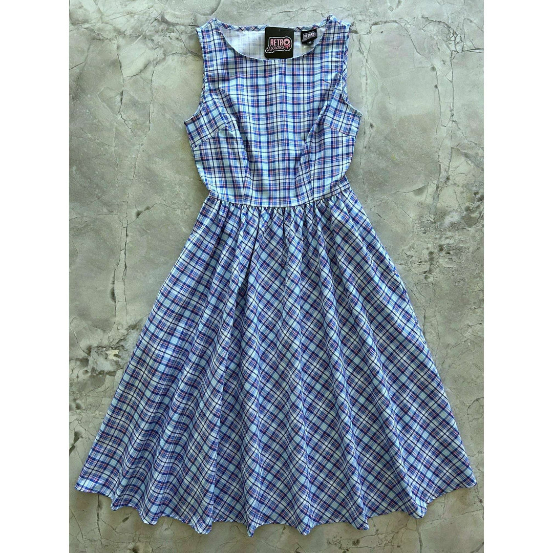 Plaid Midi Dress