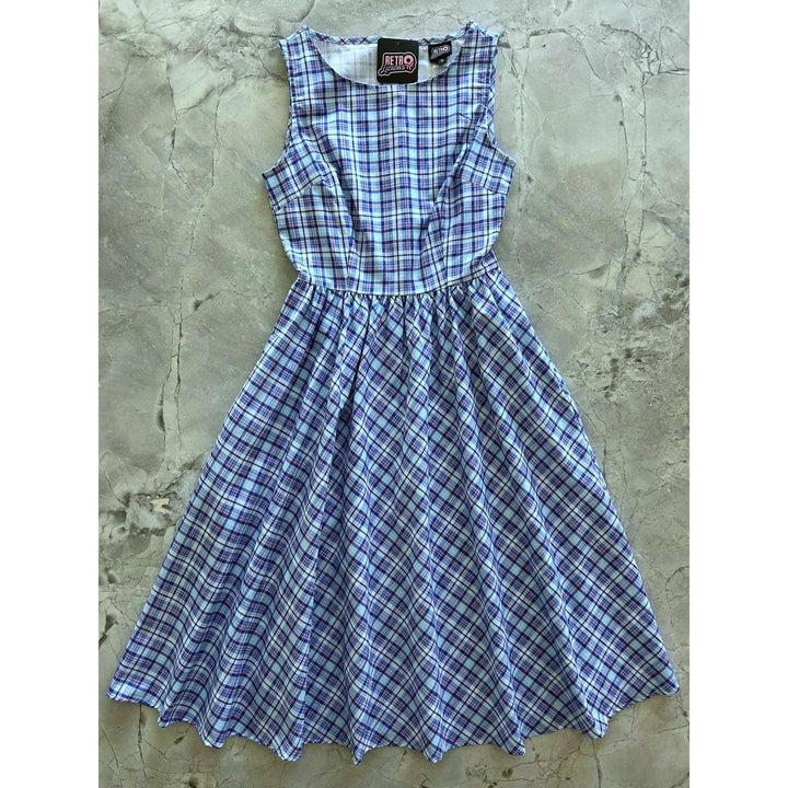 Plaid Midi Dress