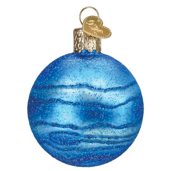 Old World Christmas Planet Neptune Blown Glass Ornament