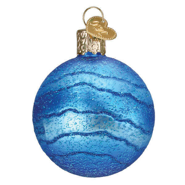 Old World Christmas Planet Neptune Blown Glass Ornament
