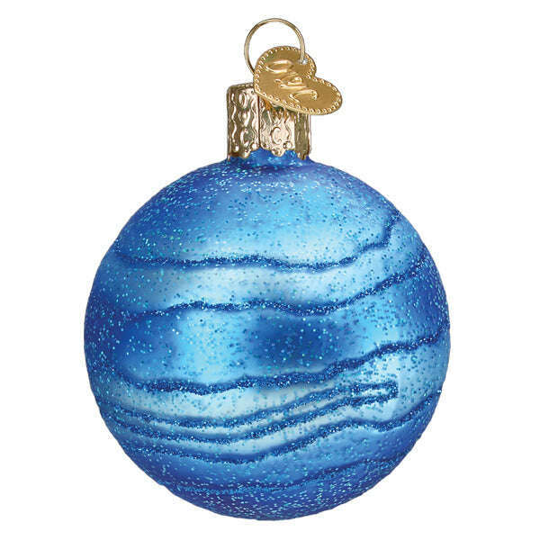 Old World Christmas Planet Neptune Blown Glass Ornament