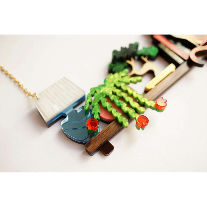 Plant Shelf and Cat Necklace – view 3
