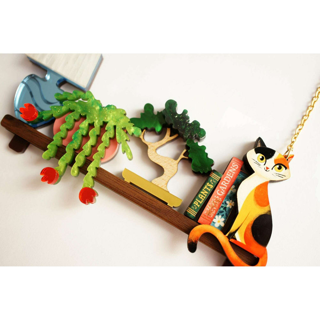 Plant Shelf and Cat Necklace – view 4