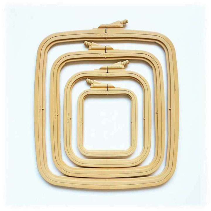 Plastic Square Hoop Nurge 170-12 Coffee Brown