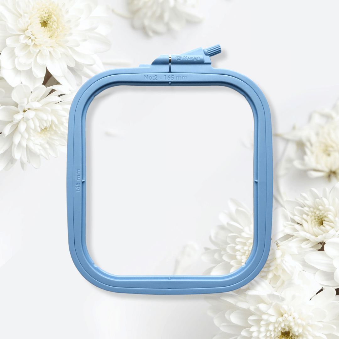 Plastic Square Hoop Nurge 170-12 Pastel Blue
