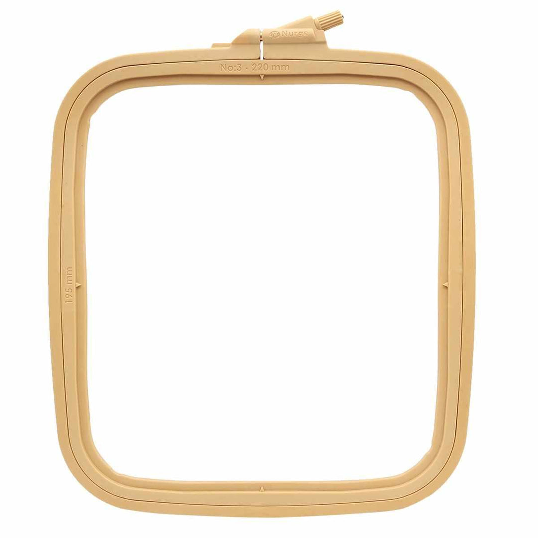 Plastic Square Hoop Nurge 170-13 Coffee Brown