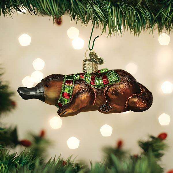 Old World Christmas Platypus Blown Glass Ornament