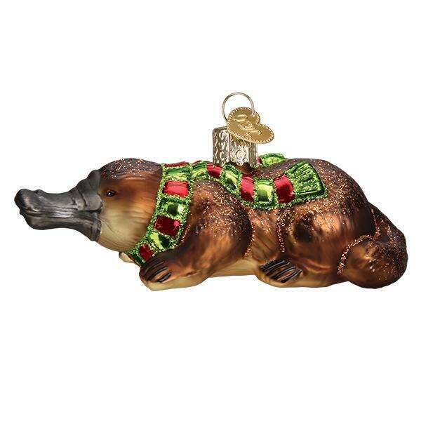 Old World Christmas Platypus Blown Glass Ornament