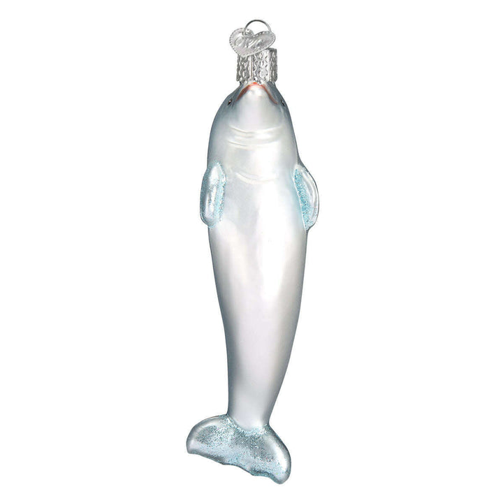 Old World Christmas Playful Dolphin Blown Glass Ornament