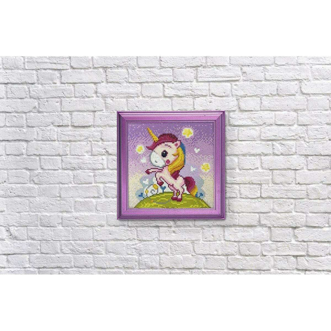 Playful Unicorn CS2531 7.9 x 7.9 inches Crafting Spark Diamond Painting Kit