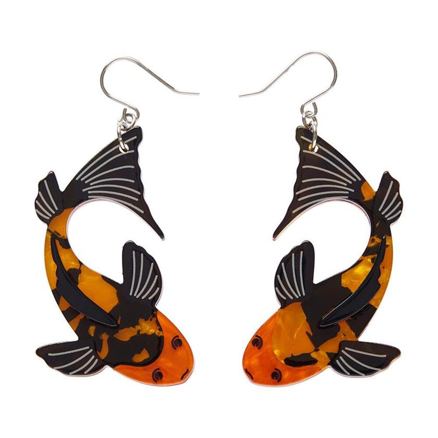 Playing Koi Drop Earrings by Erstwilder