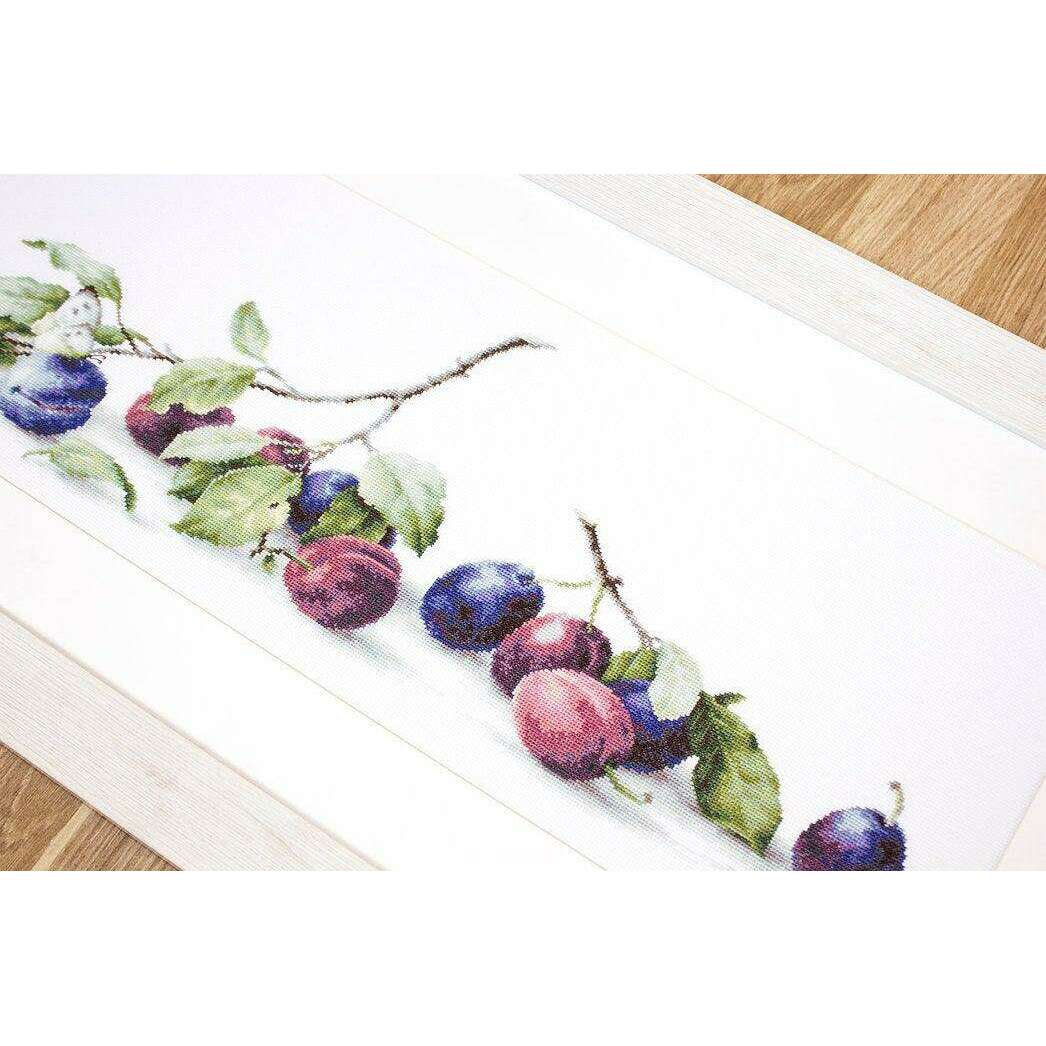 Plums B2257L Counted Cross-Stitch Kit