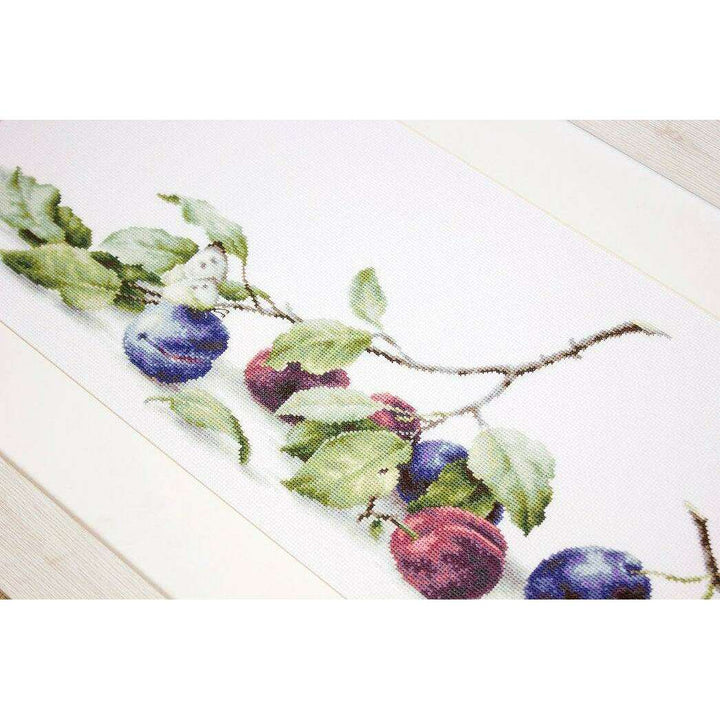 Plums B2257L Counted Cross-Stitch Kit