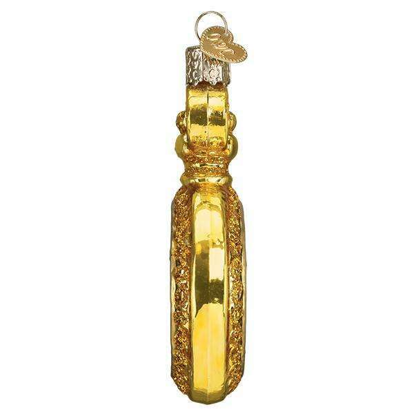Old World Christmas Pocket Watch Blown Glass Ornament