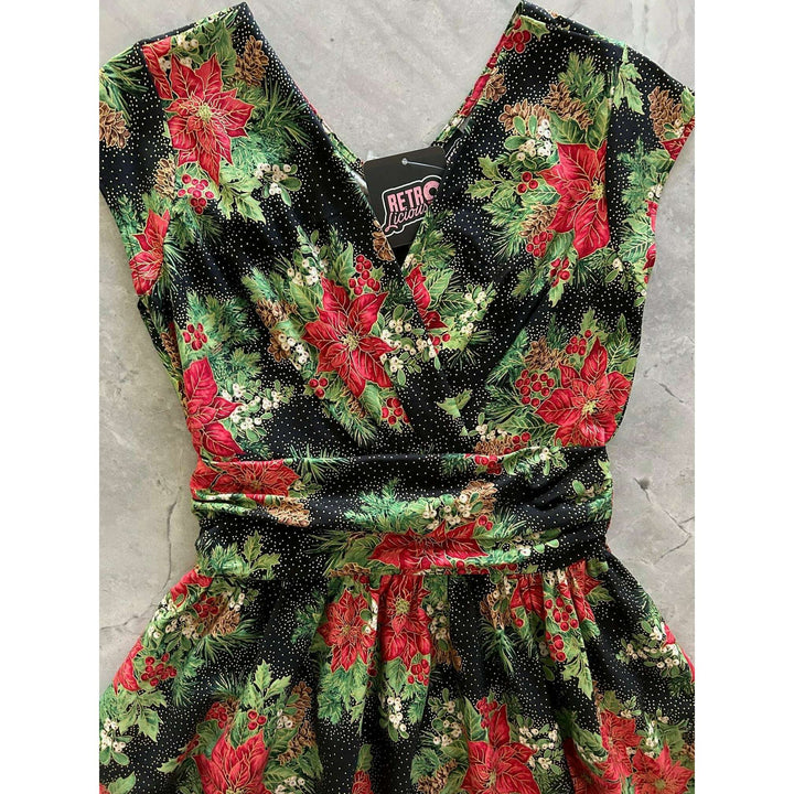 Poinsettia Greta Dress