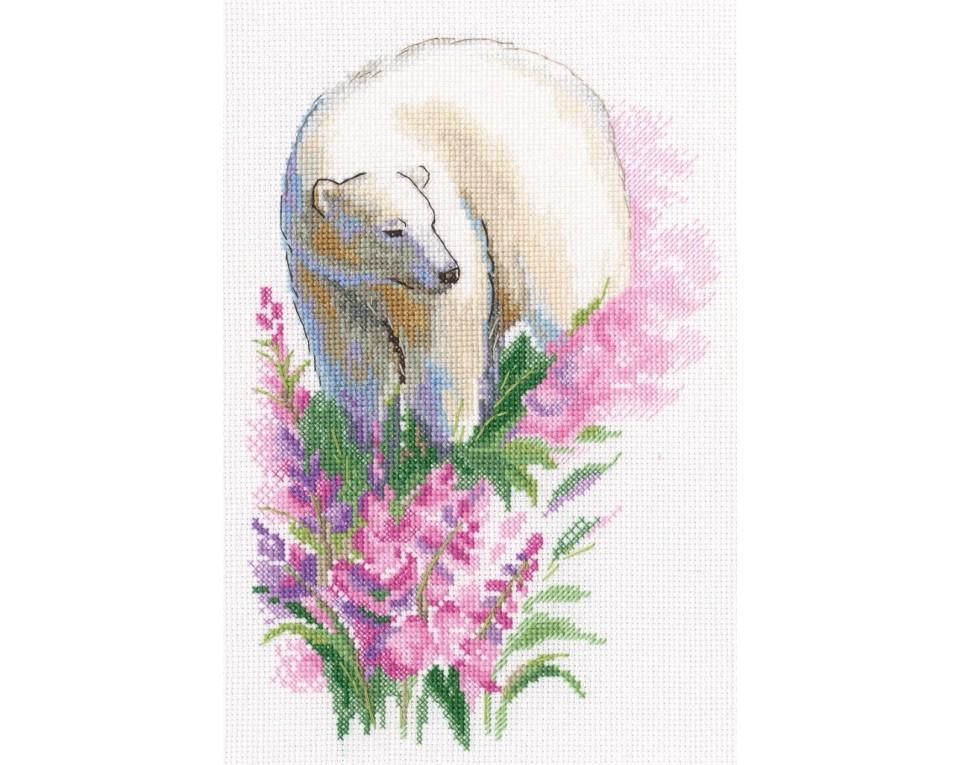 Polar bear M971 Counted Cross Stitch Kit