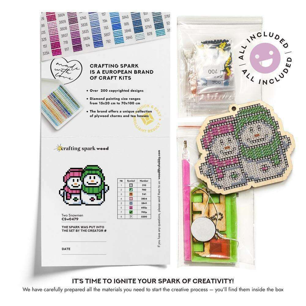 Police Car CSw385 Diamond Painting on Plywood Kit