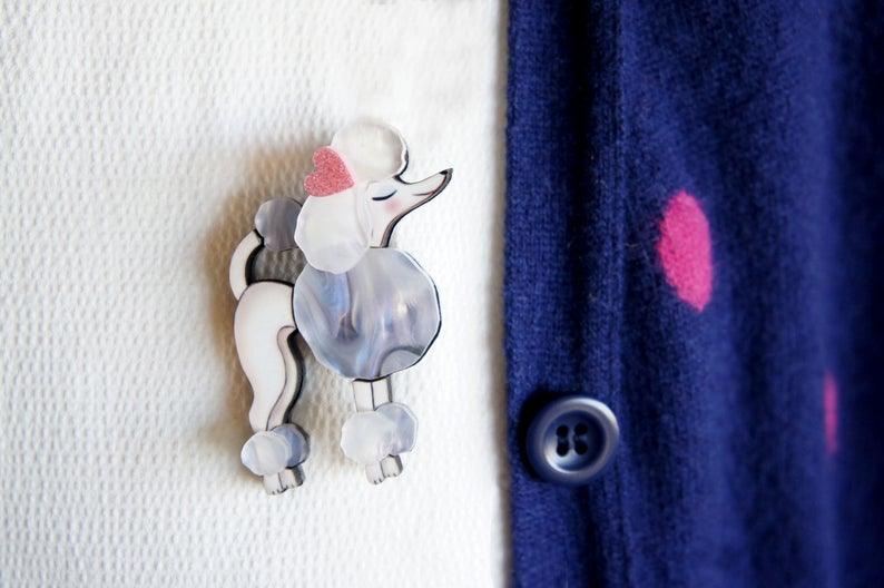 Poodle Brooch by Laliblue - Quirks!