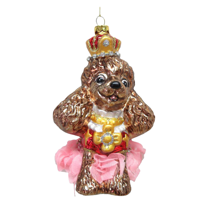 Poodle Queen Ornament by December Diamonds