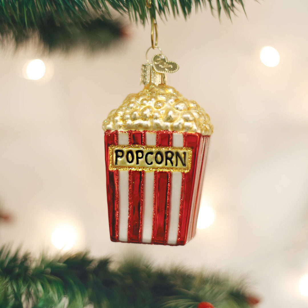 Old World Christmas Popcorn Blown Glass Ornament
