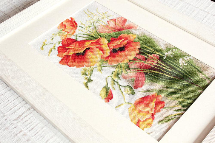Poppies B213L Counted Cross-Stitch Kit