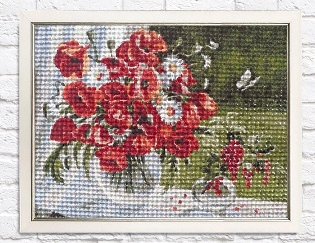 Poppies CS2621 19.7 x 15.8 inches Crafting Spark Diamond Painting Kit