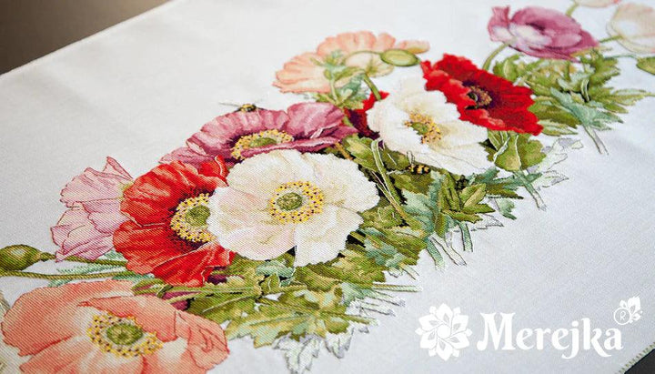 Poppies K-33 Counted Cross-Stitch Kit