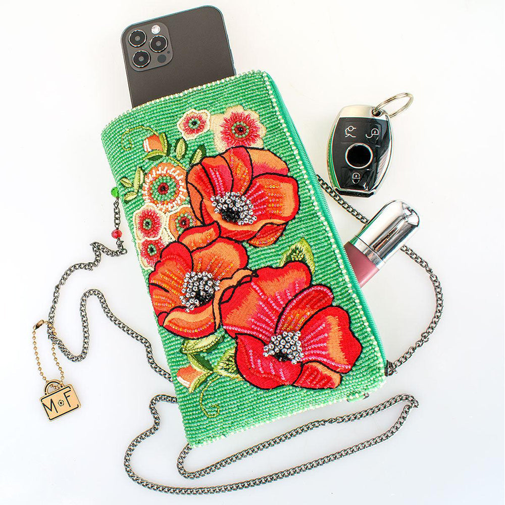 Poppy Field Crossbody Phone Bag by Mary Frances image 8