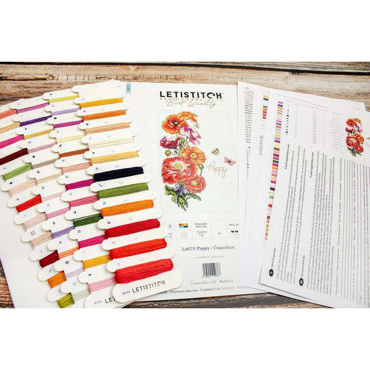 Poppy L8075 Counted Cross Stitch Kit