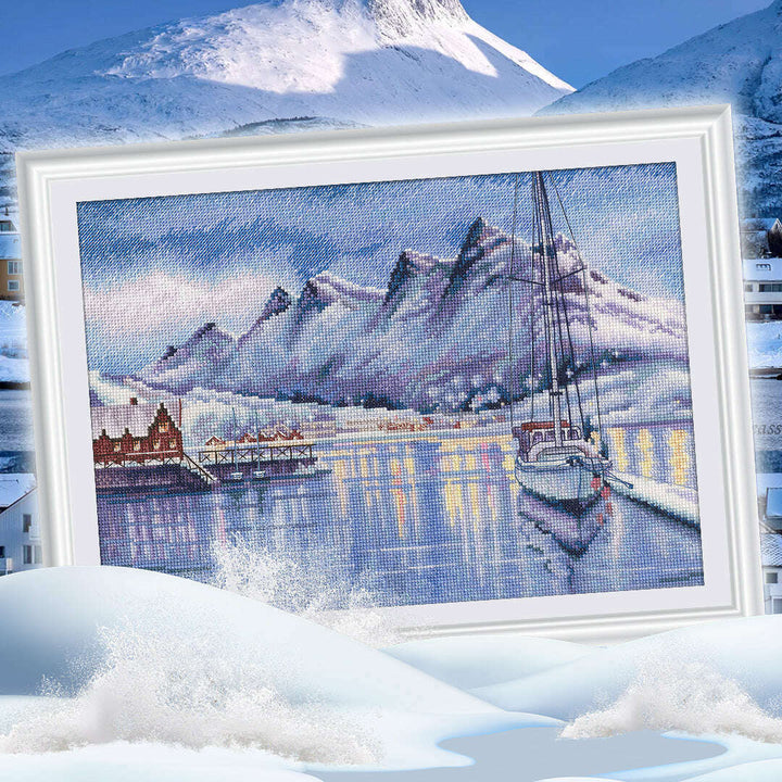 Port of Bodo M970 Counted Cross Stitch Kit