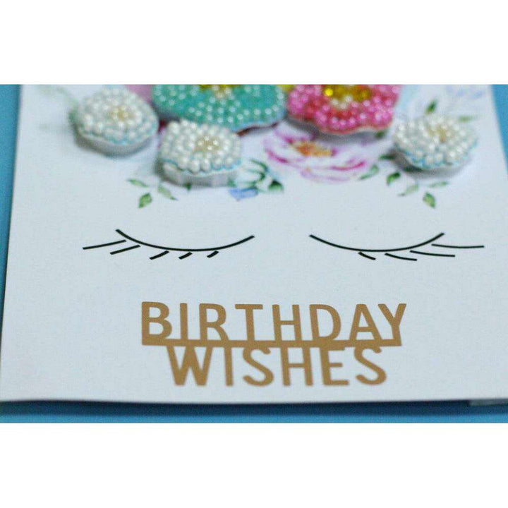 Postcard cross-stitch kit - Believe in miracles! AOO-007