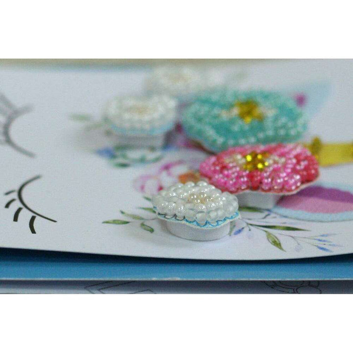 Postcard cross-stitch kit - Believe in miracles! AOO-007