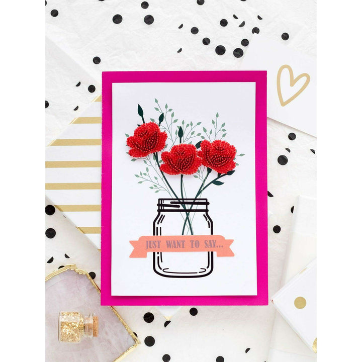 Postcard cross-stitch kit - Happiness in little things AOO-004