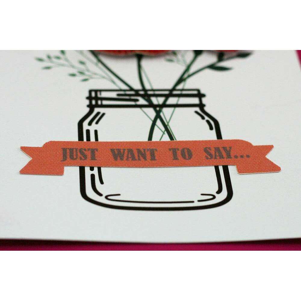 Postcard cross-stitch kit - Happiness in little things AOO-004