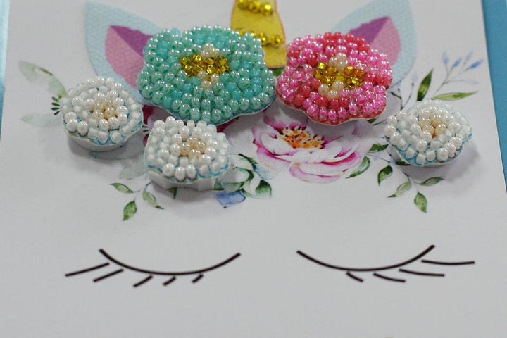 Postcard cross-stitch kit - Believe in miracles! AOO-007