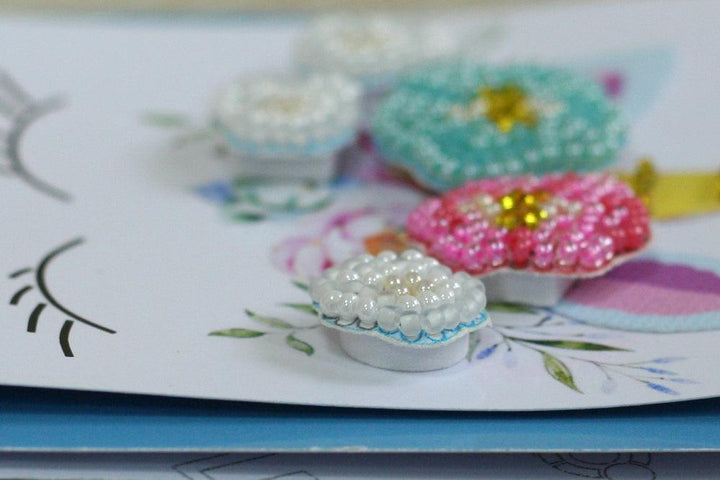 Postcard cross-stitch kit - Believe in miracles! AOO-007