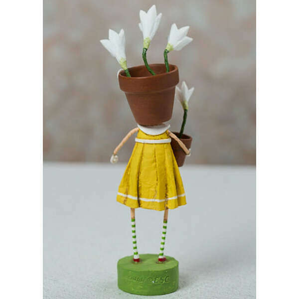 Pot Head Spring Figurine by Lori Mitchell *NEW FOR 2026* – view 4