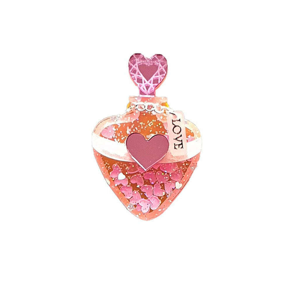 Precious Heart Potion Brooch by Cherryloco Jewellery 1