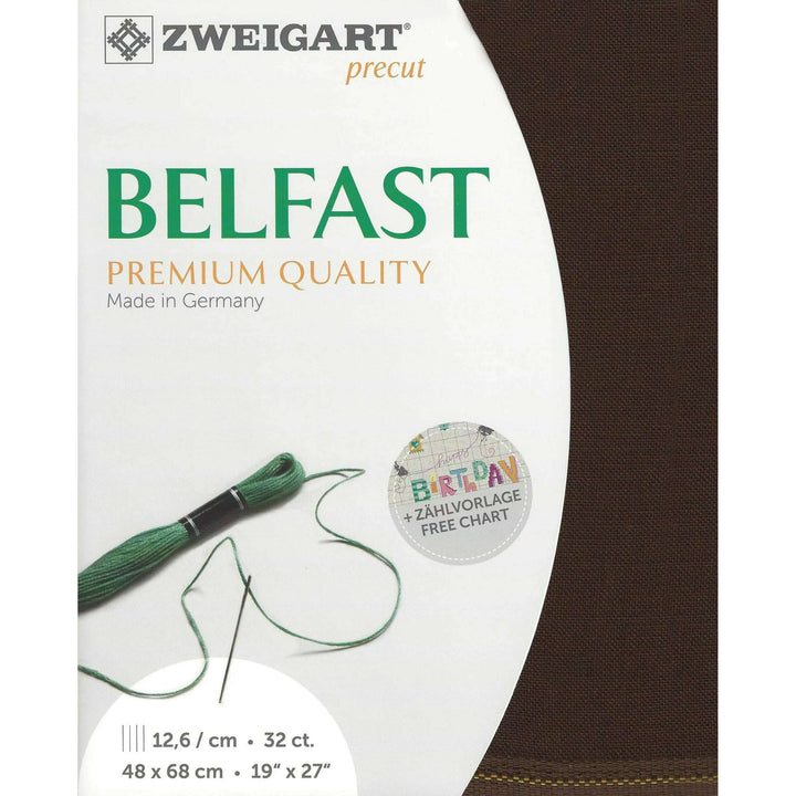 Precut Belfast 32 count Dark Chocolate 3609/9024