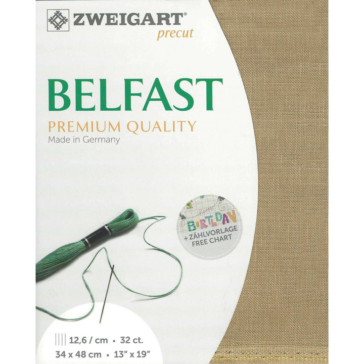 Precut Belfast 32 count Dirty Linen 3609/326