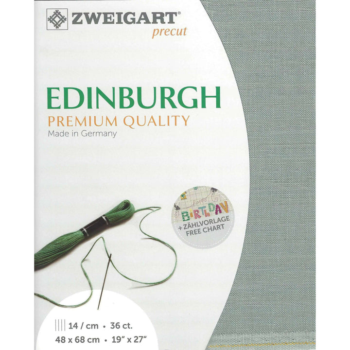 Precut Edinburgh 36 count Smoke Blue 3217/7094