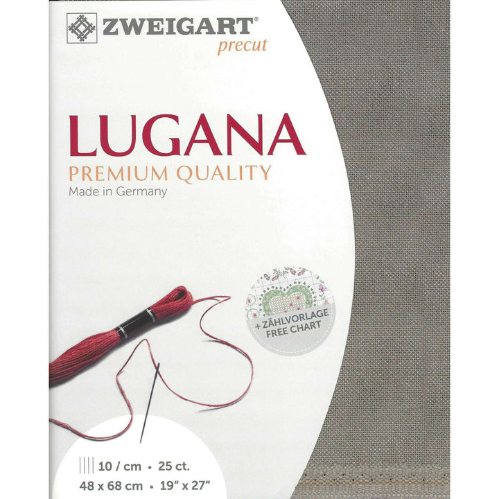 Precut Lugana 25 count Granit 3835/7025