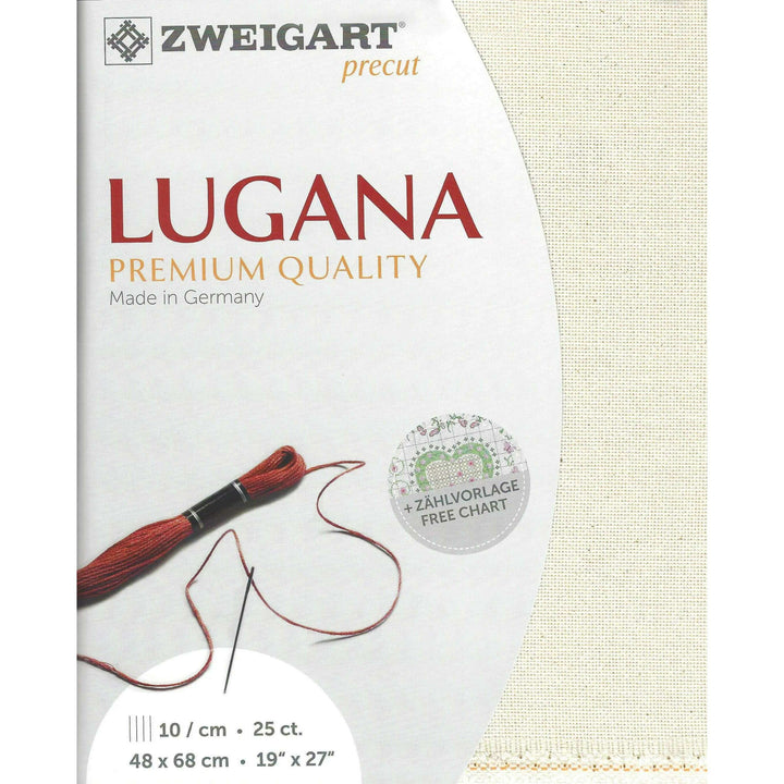 Precut Lugana 25 count Grey-Beige 3835/899