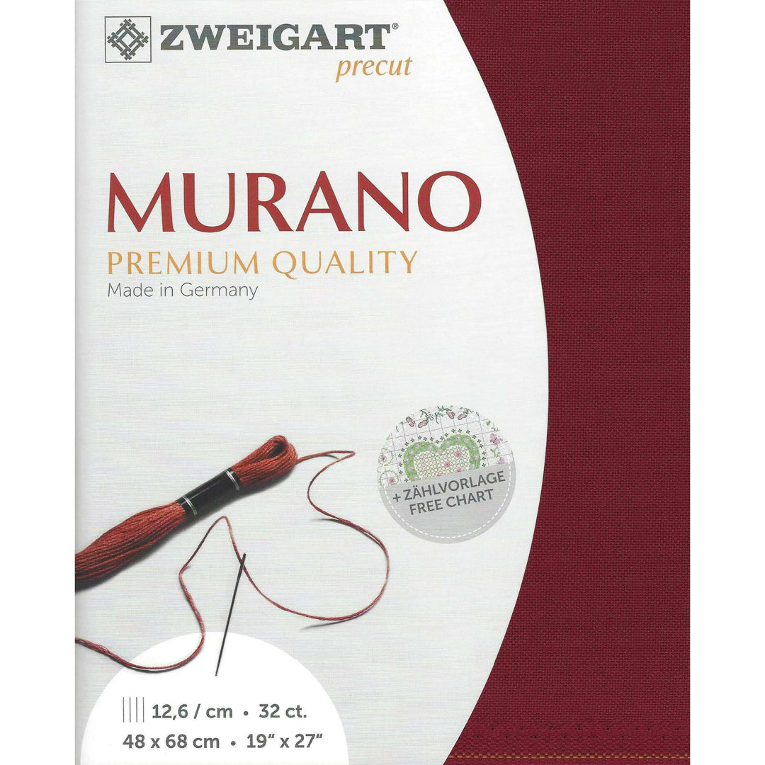 Precut Murano 32 count Ruby Wine 3984/9060