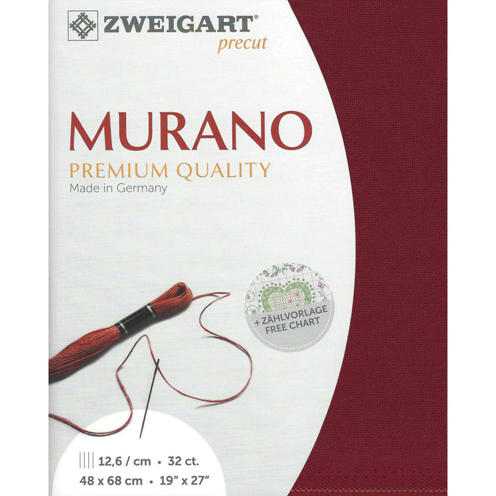 Precut Murano 32 count Ruby Wine 3984/9060