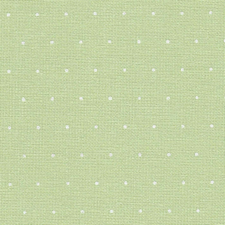 Precut Murano Mini Dots 32 count Green with White Petit Points 3984/6349