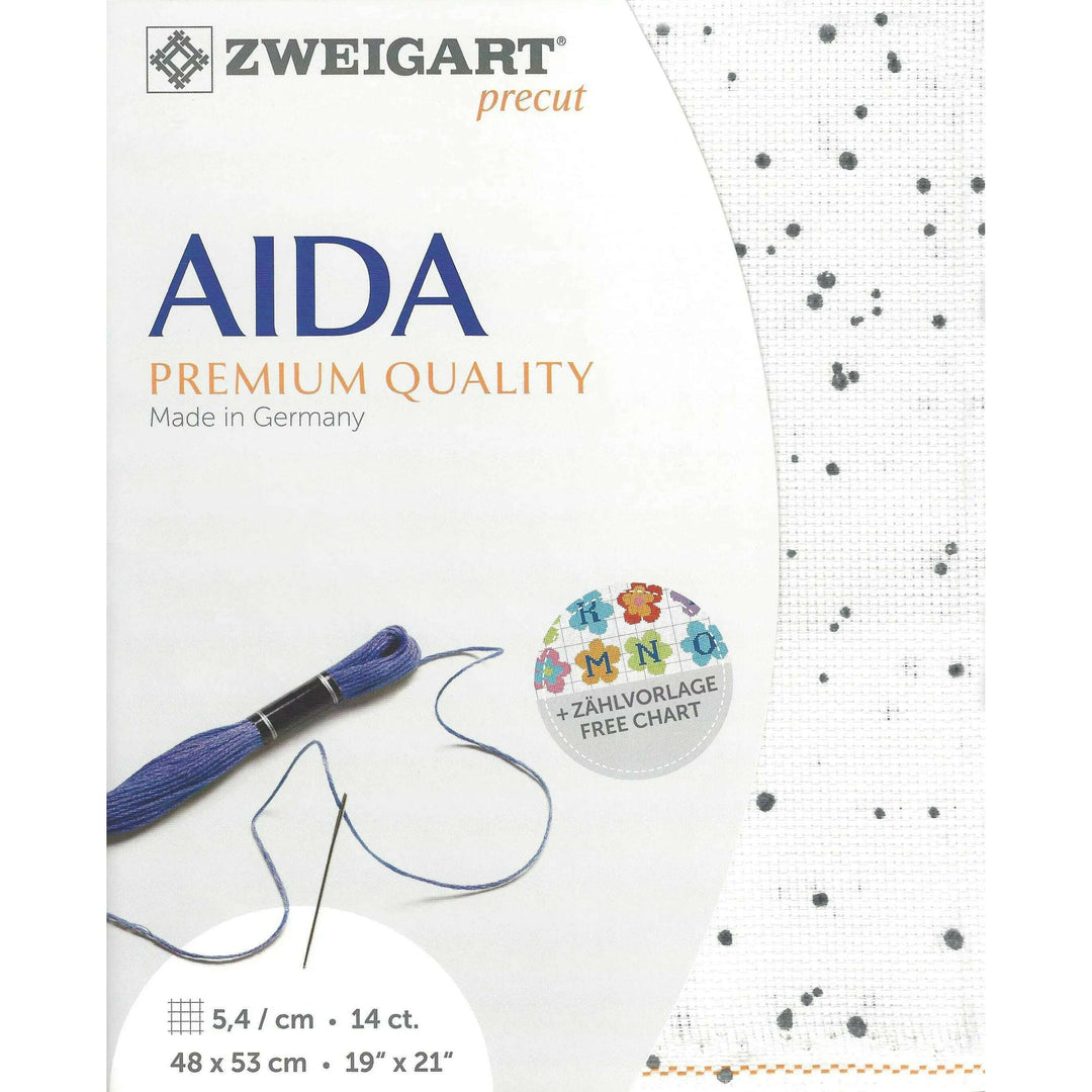 Precut Stern-Aida Splash 14 count Light Basalt Splash 3706/1329