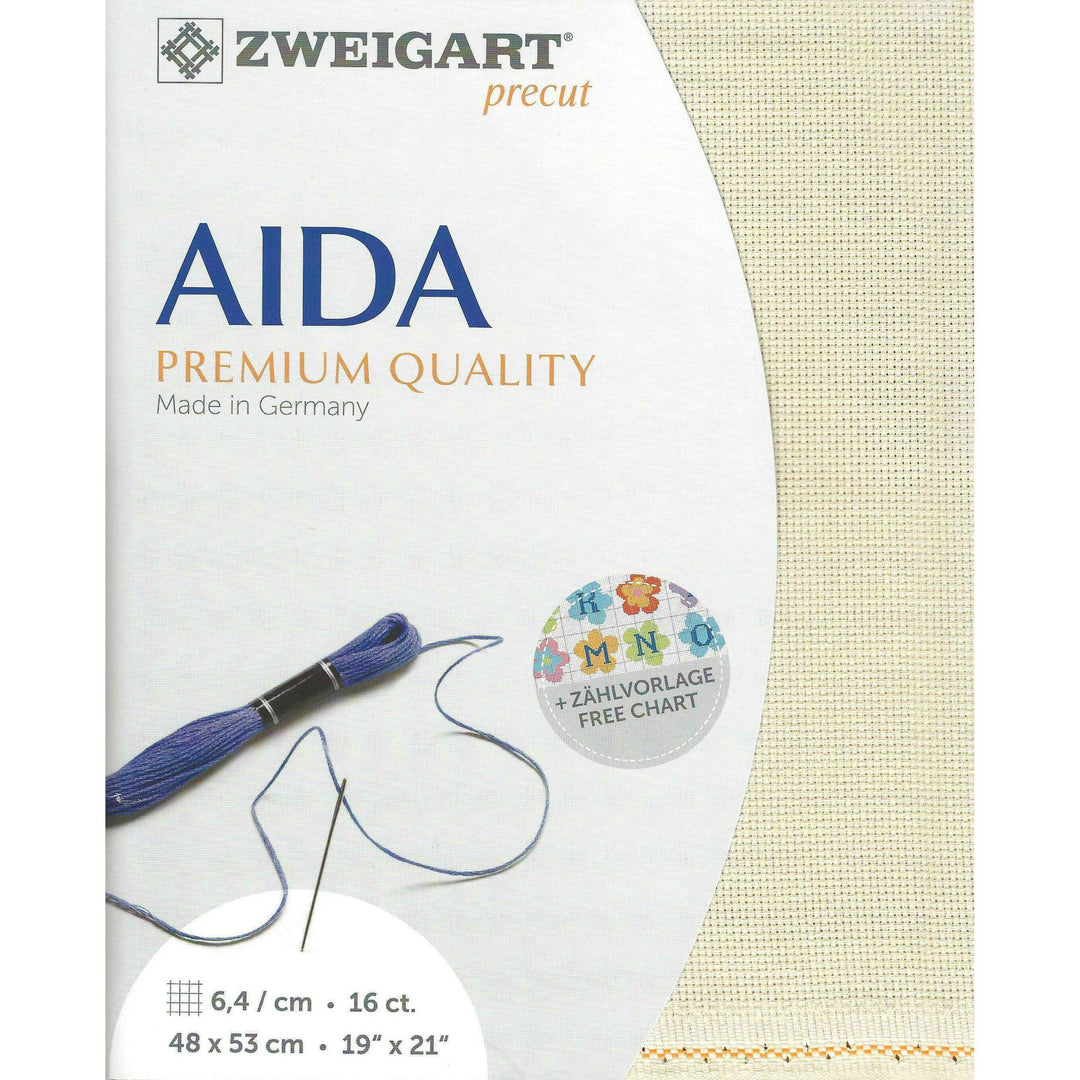 Precut Zweigart Aida 3251/770 Platinum