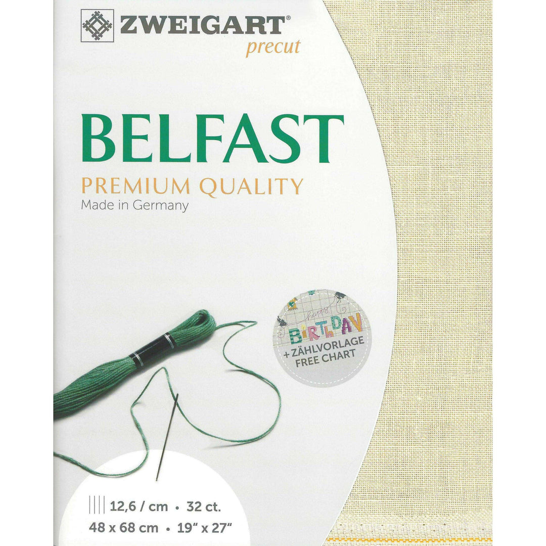 Precut  Zweigart Belfast 32 count Platinum 3609/770